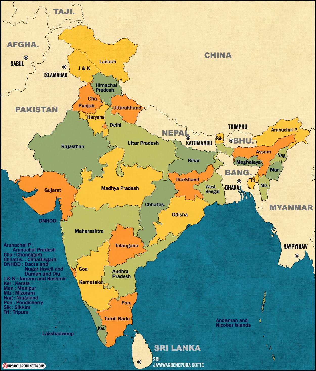 Discover Neighbouring Countries Of India On Map Ultra HD UPSC Discover Neighbouring Countries Of India On Map Ultra HD UPSC